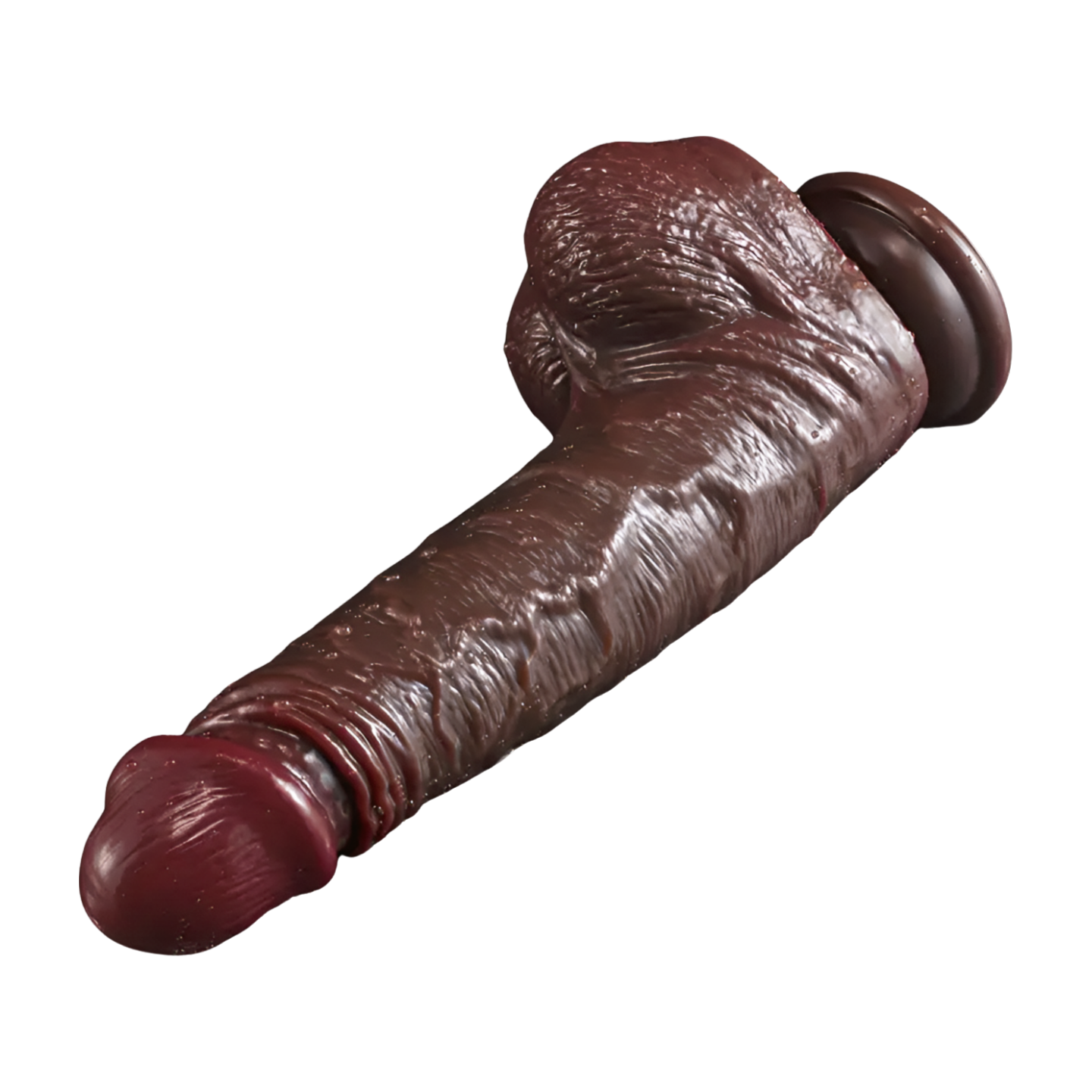 DILDO MOVABLE FORESKIN BLACK