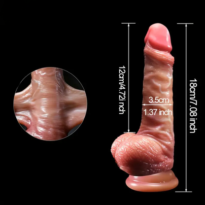 DILDO WITH MOVING SKIN