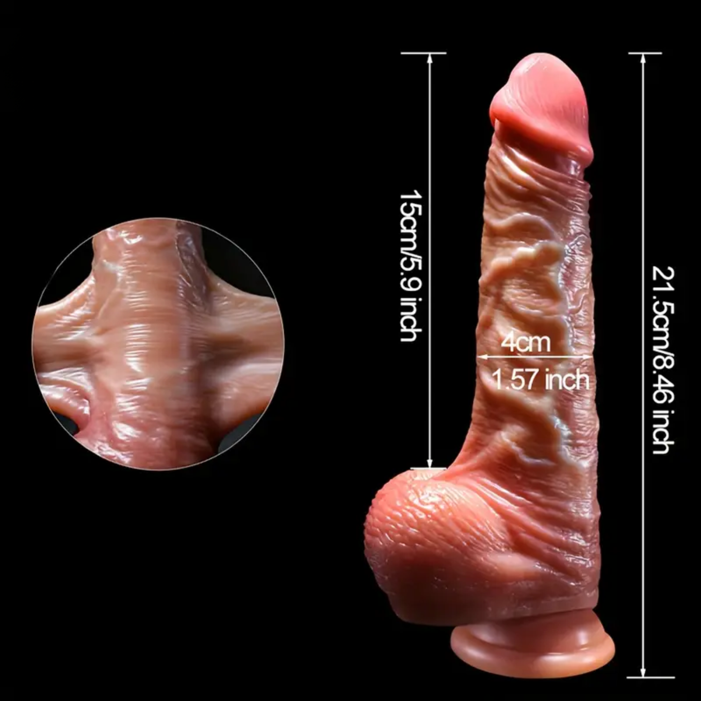 DILDO WITH MOVING SKIN