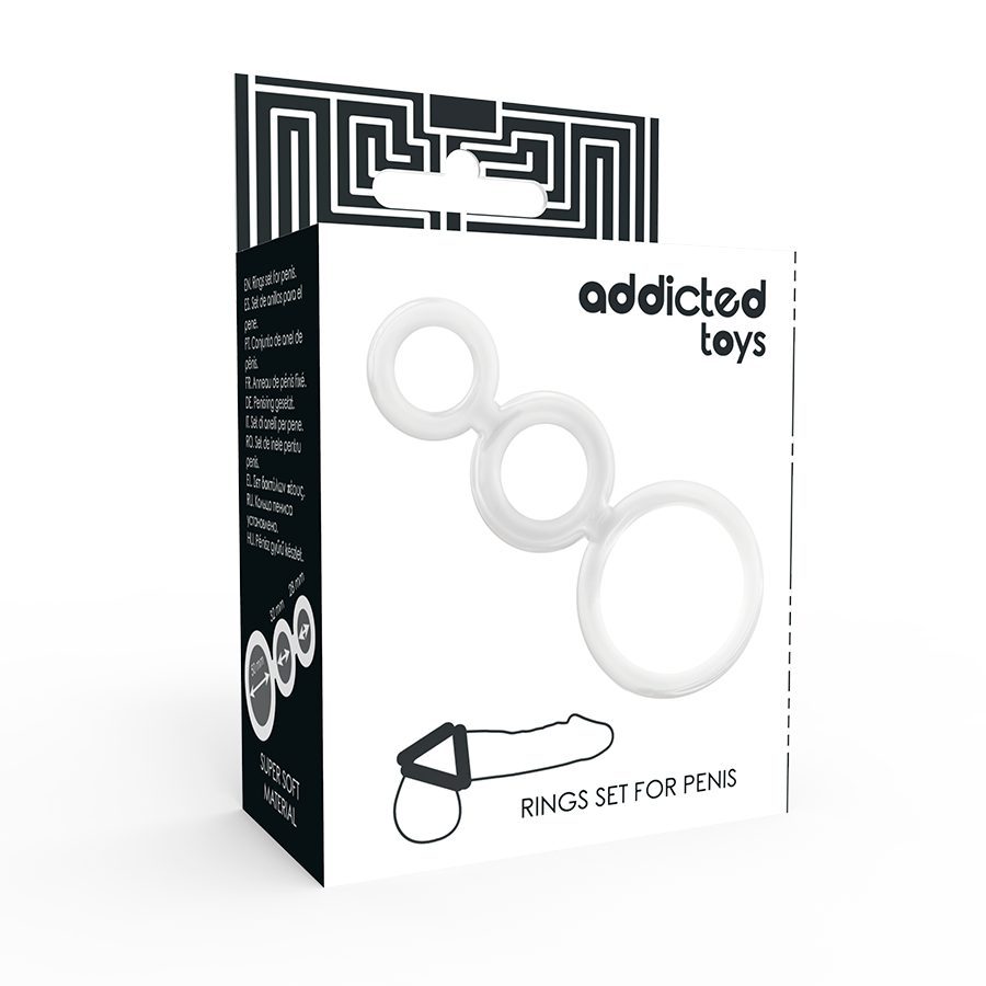 PENIS RING SET WHITE