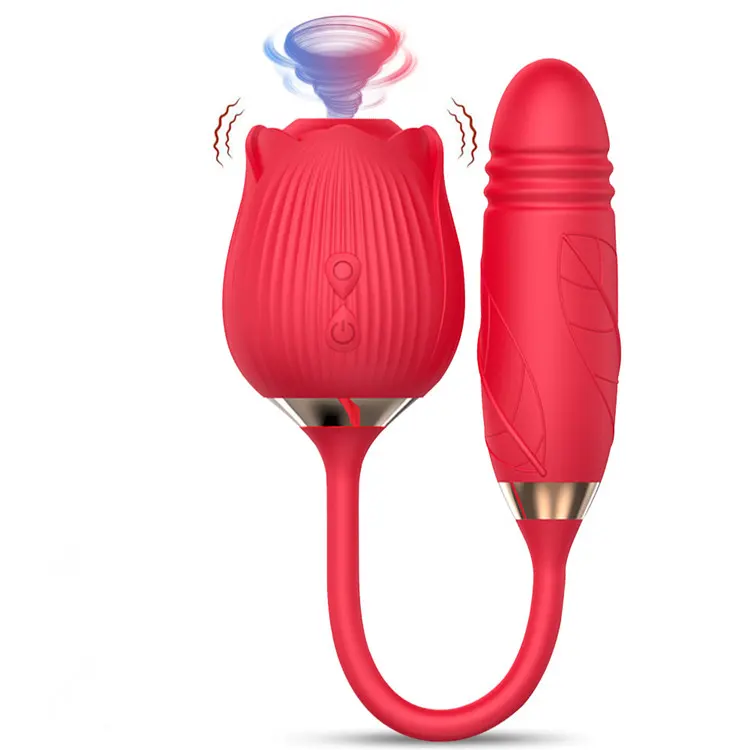 VIBRATOR ROSE THRUSTING